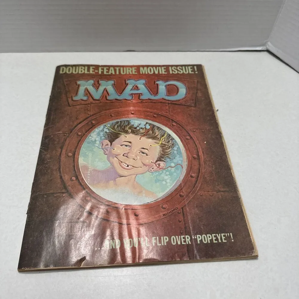 Vintage Mad Magazine No. 225 Sept 1981 Double-Feature Movie Issue Popeye States